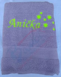 Osuška s menom Anička