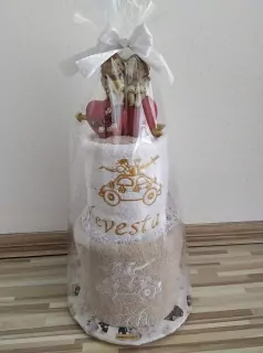 Osušková torta s anjelikmi