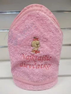 Detská osuška Najkrajšie dievčatko