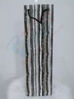 Darčeková taška s čiernobielým motívom