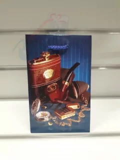 Darčeková taška modrá s fajkou