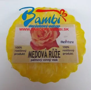 Palmový vonný vosk - Medová ruža