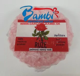Palmový vonný vosk - Ruža