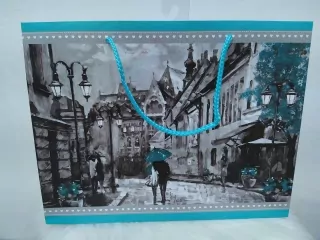Darčeková taška modrá
