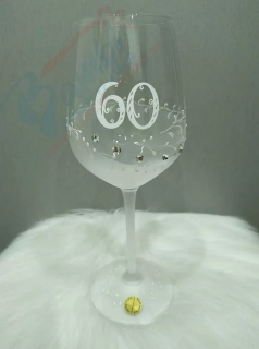 Jubilejný pohár so Swarovského kryštálmi 60