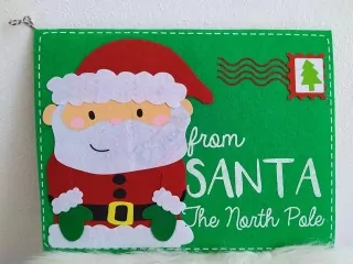 Látková obálka Santa Claus