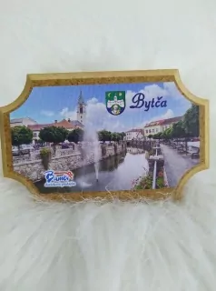 Drevená magnetka Bytča 3