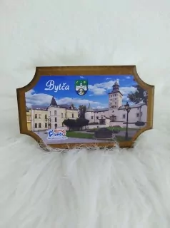 Drevená magnetka Bytča 4