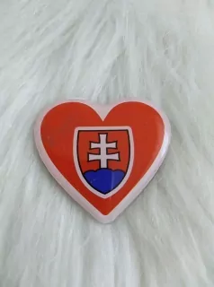 Živicová magnetka Slovensko srdiečko