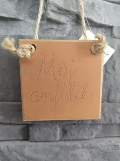Drevená tabuľka Môj anjelik
