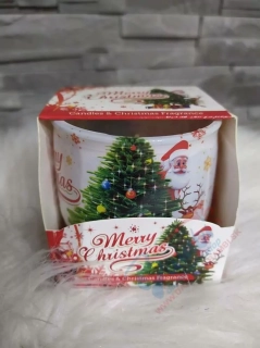 xVianočná sviečka v skle Mikuláš