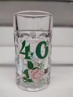Štamprlík na alkohol k 40 zelený