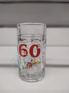 Štamprlík na alkohol k 60 červený
