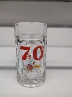 Štamprlík na alkohol k 70 červený