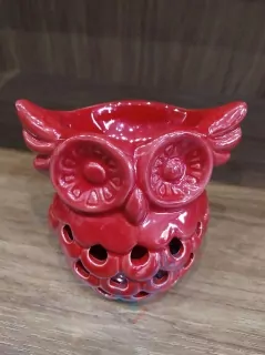 Aromalampa sova červená
