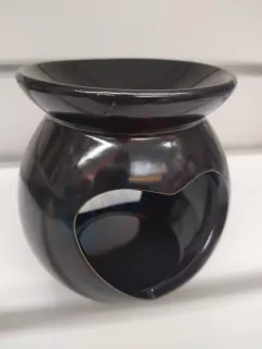 Aromalampa maso srdcom čierna