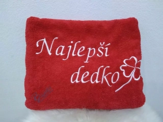 Osuška s nápisom Najlepší dedko