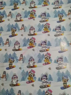 Baliaci papier 2 m biela zima