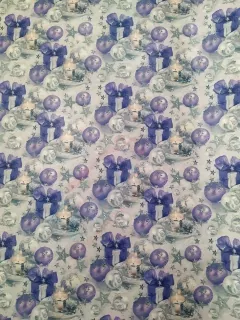 Baliaci papier 5m bielo modrý