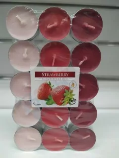 Čajové sviečky jahoda