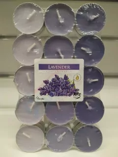 Čajové sviečky levanduľa