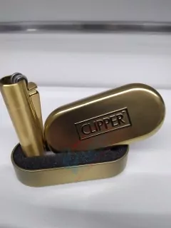 Zapaľovač Clipper zlatý
