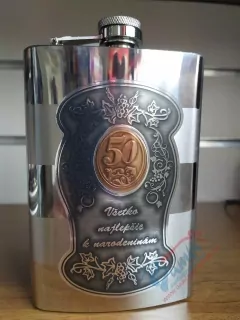Ploskačka Všetko najlepšie k narodeninám 50