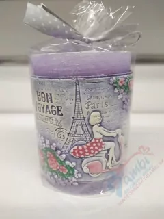 Levanduľová sviečka Paris