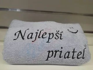 Osuška s nápisom Najlepší priateľ