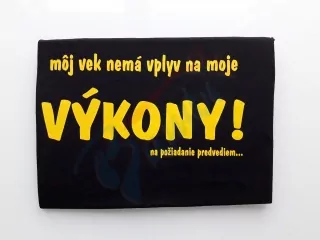 Tričko-Môj vek nemá vplyv na moje výkony