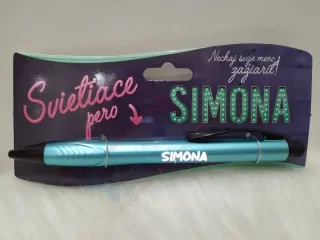 Svietiace pero Simona