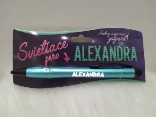 Svietiace pero Alexandra