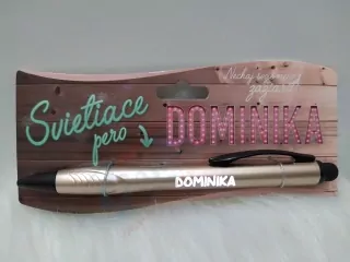 Svietiace pero Dominika
