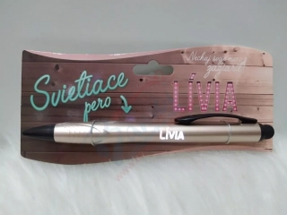 Svietiace pero Lívia