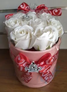 Mydlový flower box White9