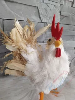 Veľkonočný kohútik biely