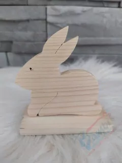 Drevený zajko stredný