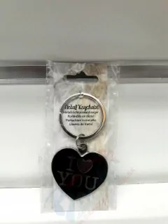 Kľúčenka I Love You čierna