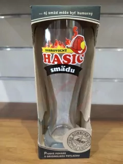 Pivový pohár Dobrovoľný hasič smädu