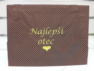 Vyšívaná zástera Najlepší otec