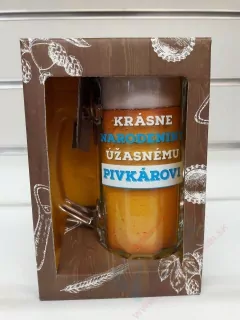 Pivový pohár Krásne narodeniny
