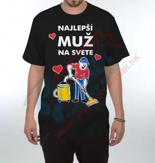 Tričko-Najlepší muž na svete