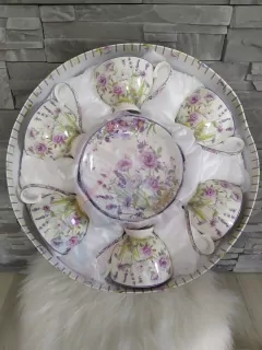 Fialová sada porcelánu v Anglickom štýle Exclusive