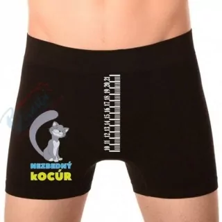 .Humorné boxerky Nezbedný kocúr