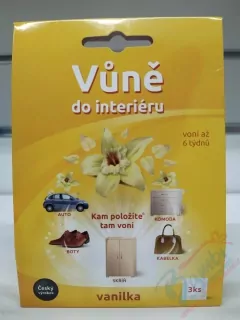 Vôňa do interiéru Vanilka