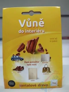 Vôňa do interiéru Santalové drevo