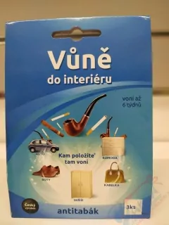 Vôňa do interiéru Antitabak