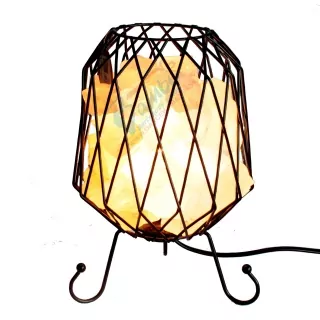 Himalájska soľná lampa exclusive s bielou soľou