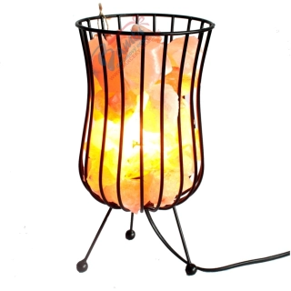 Himalájska soľná lampa vysoká s ružovou soľou