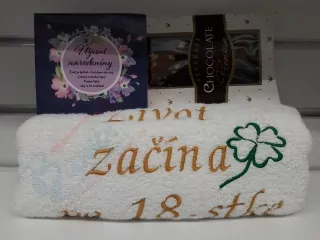 Darčekový set Život začína po 18-tke